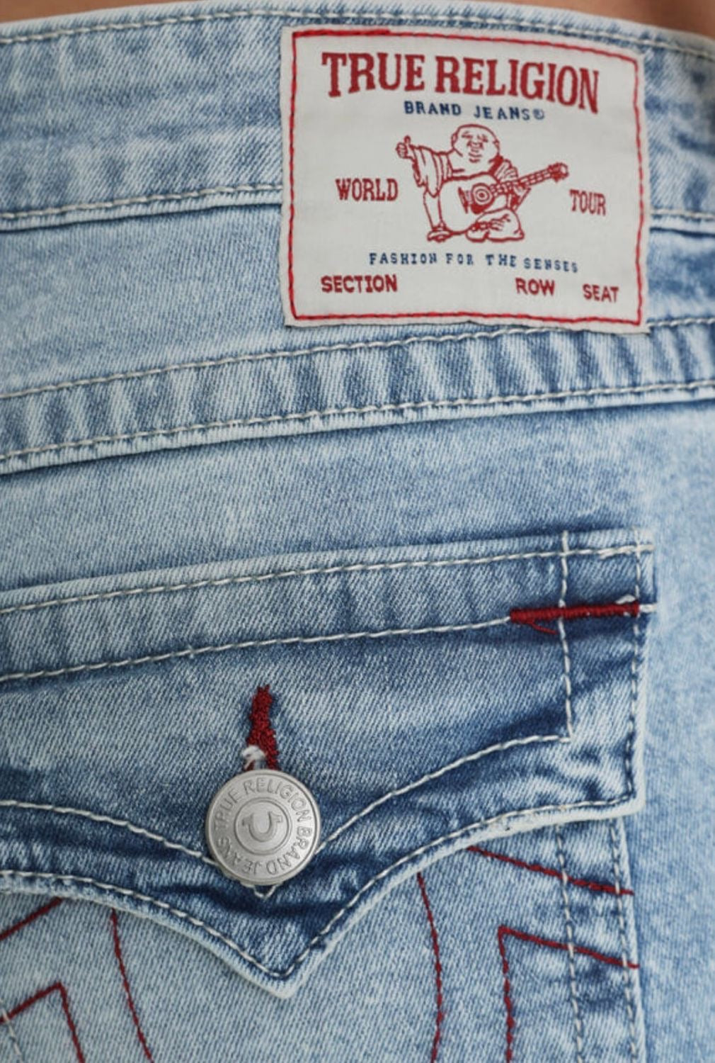 True Religion BECCA DISTRESSED MID RISE BOOTCUT