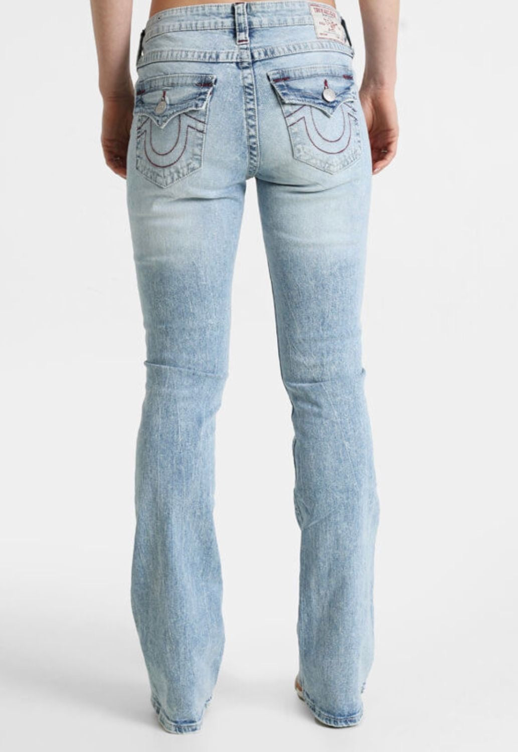 True Religion BECCA DISTRESSED MID RISE BOOTCUT