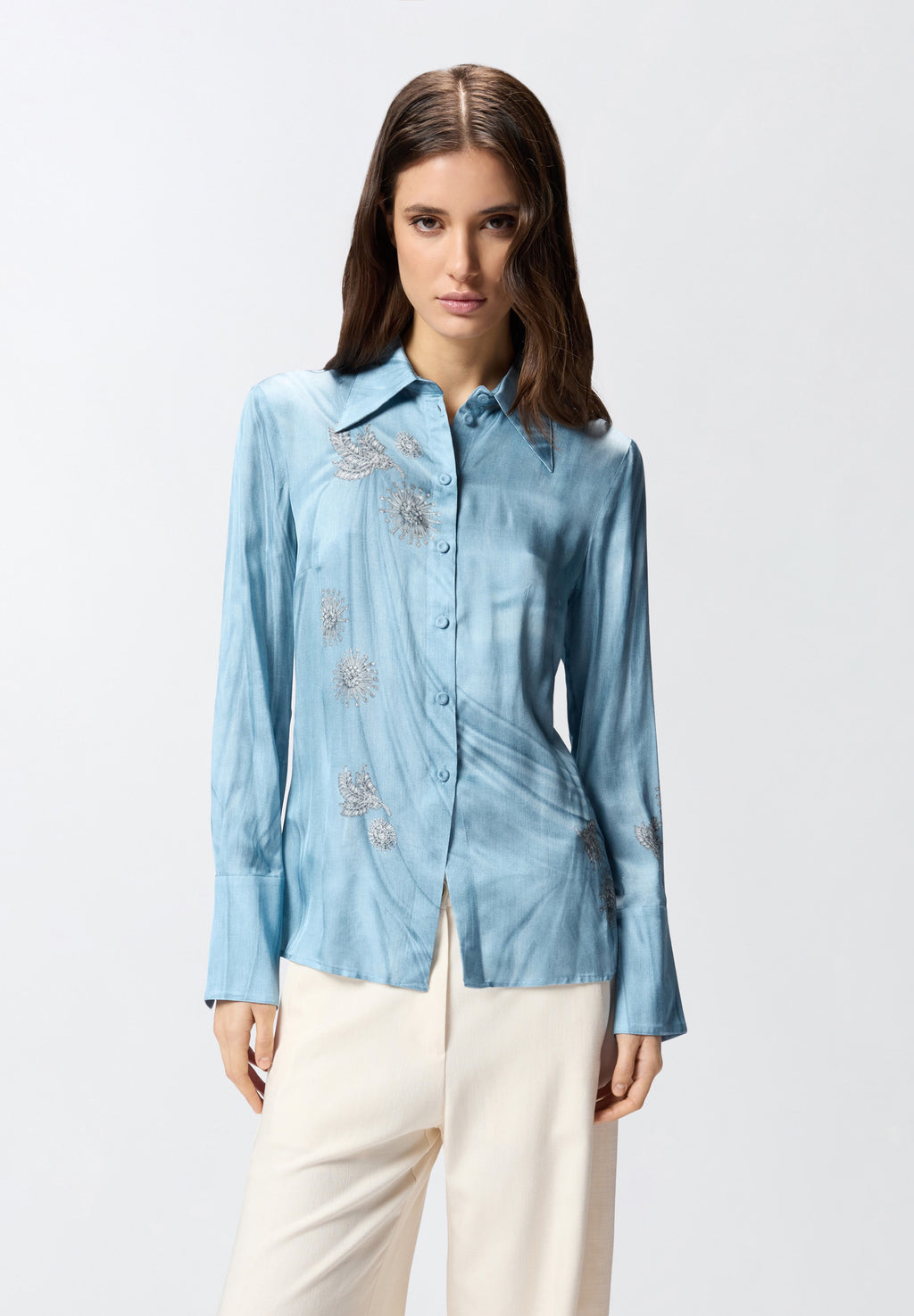 PINKO BLUSE SCHMUCKPRINT