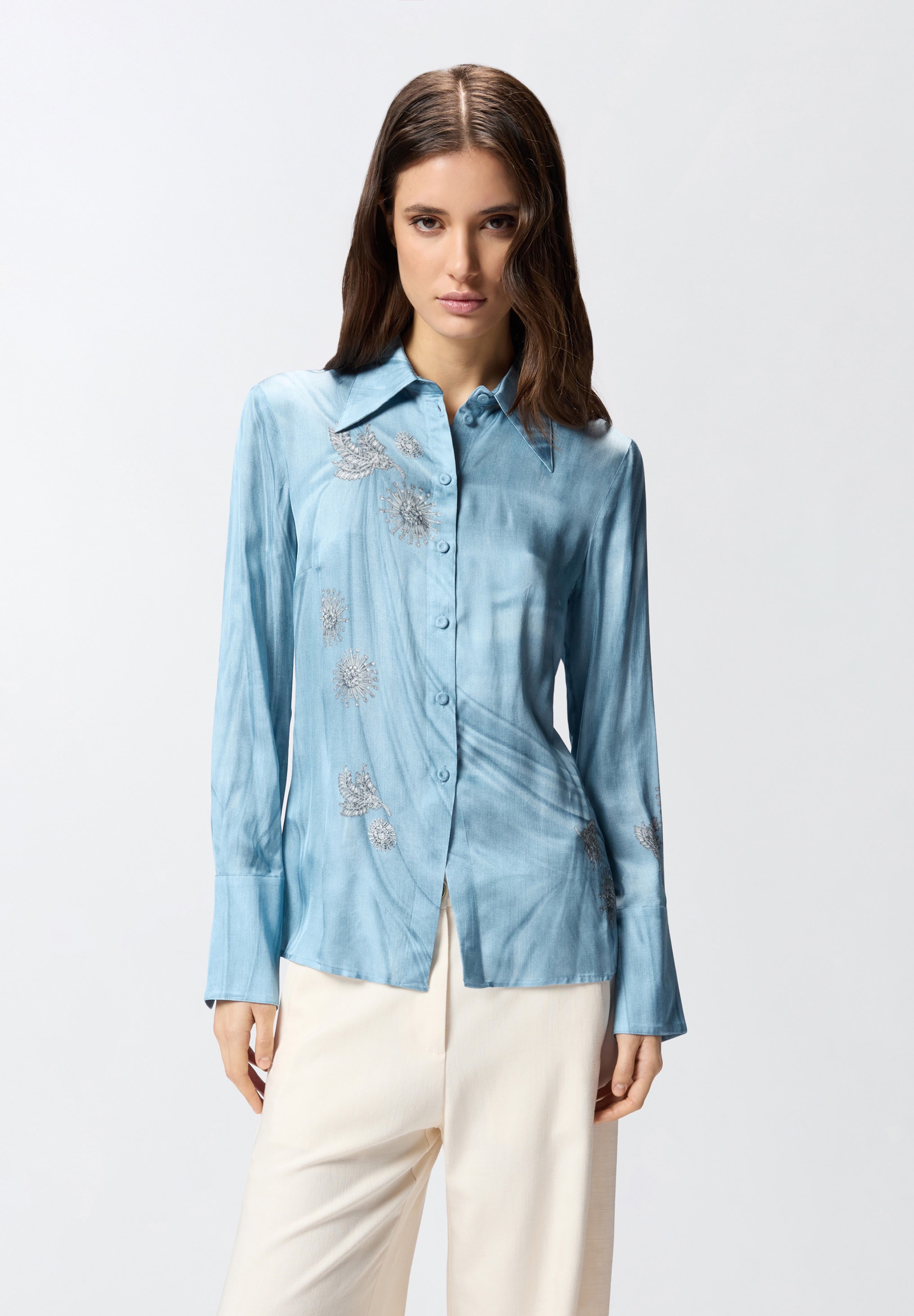 PINKO BLUSE SCHMUCKPRINT