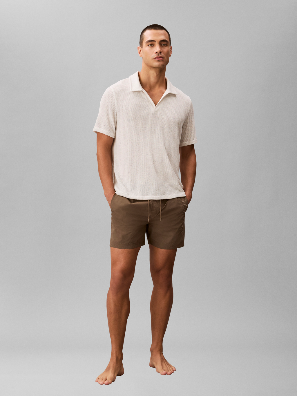 CALVIN KLEIN BEACHWEAR POLO-STRICK