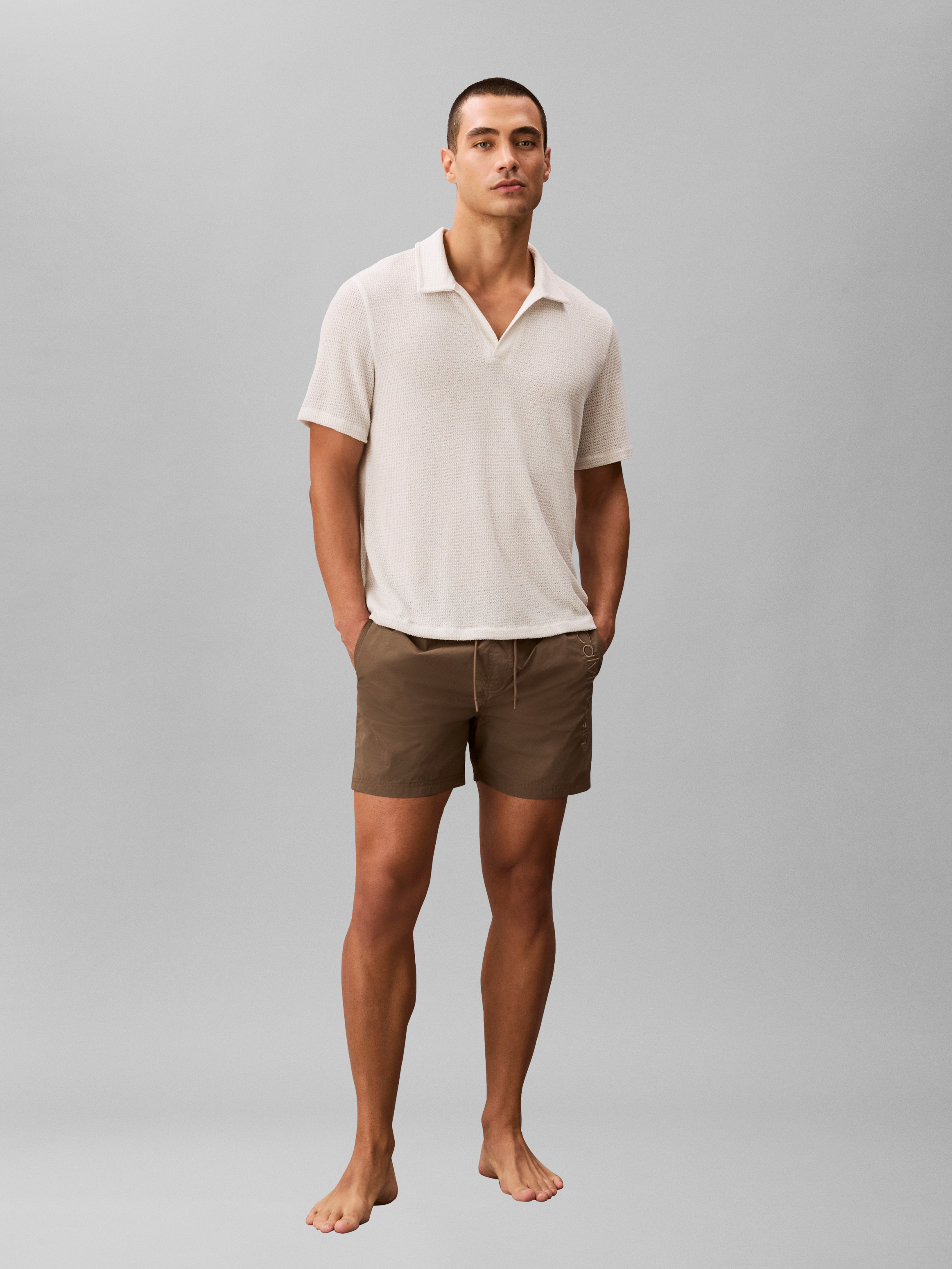 CALVIN KLEIN BEACHWEAR POLO-STRICK