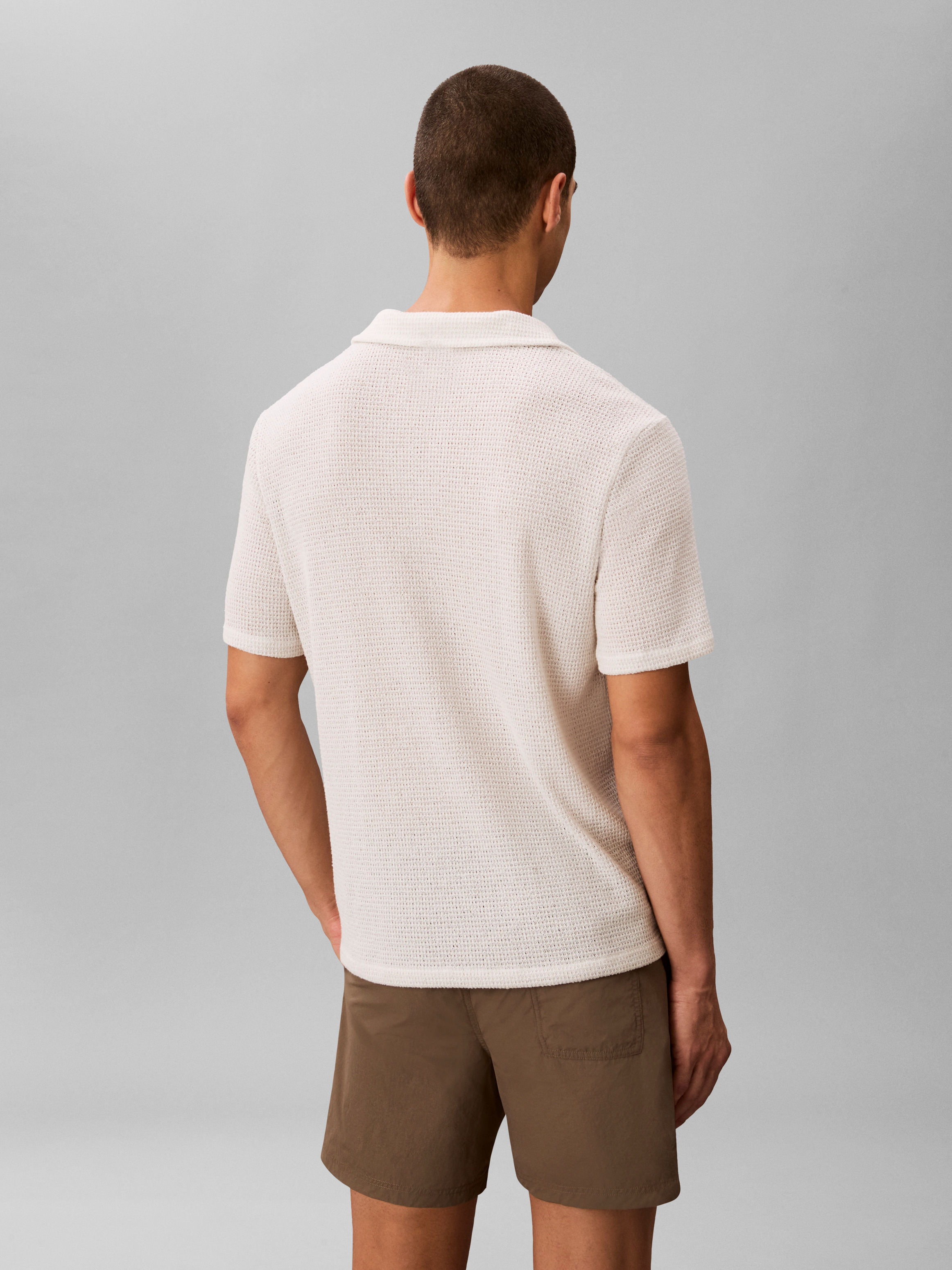 CALVIN KLEIN BEACHWEAR POLO-STRICK