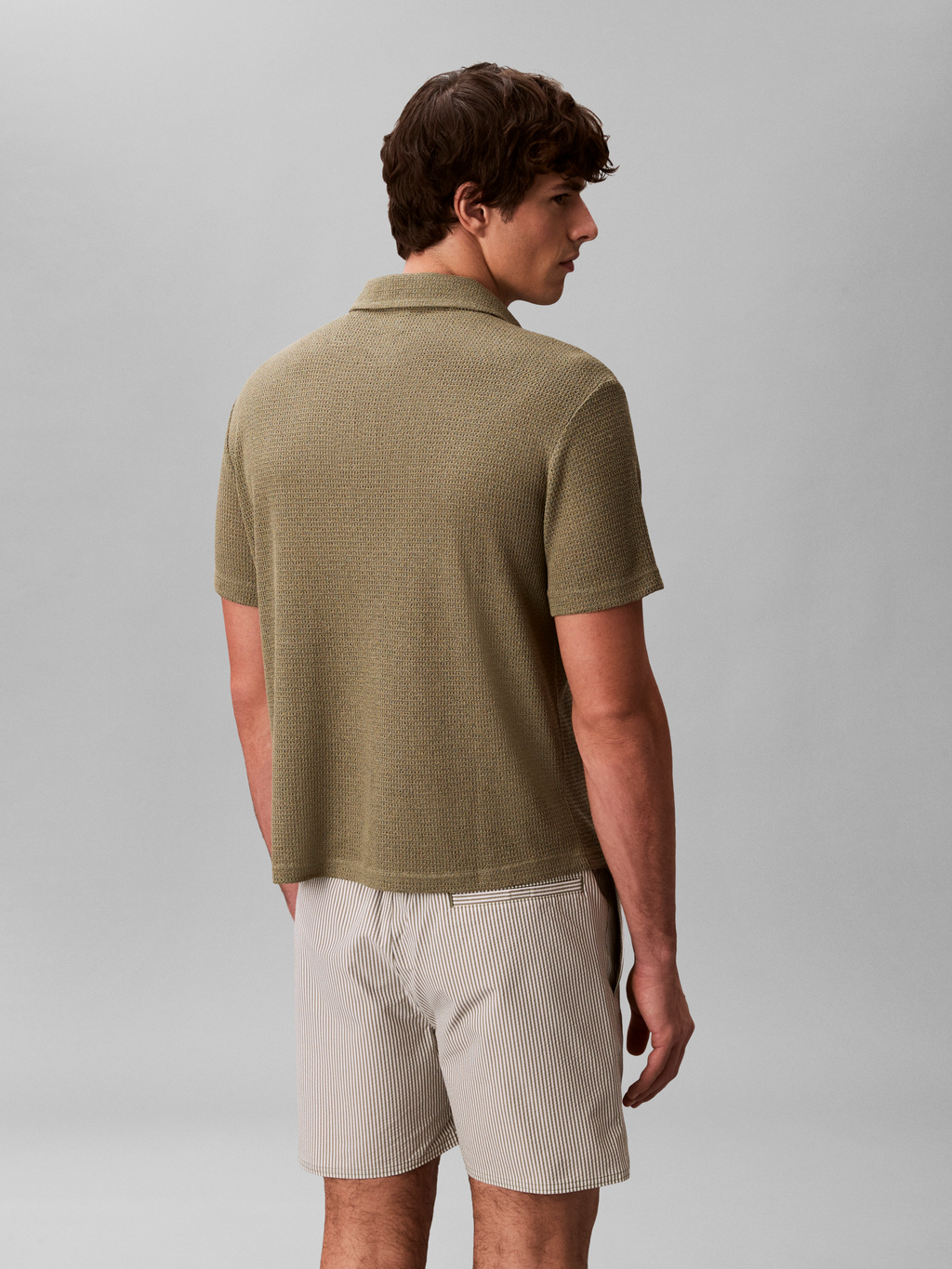 CALVIN KLEIN BEACHWEAR POLO-STRICK