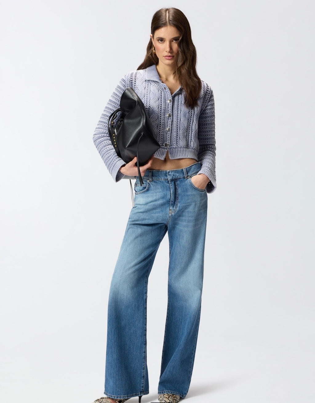 PINKO JEANS WIDE LEG