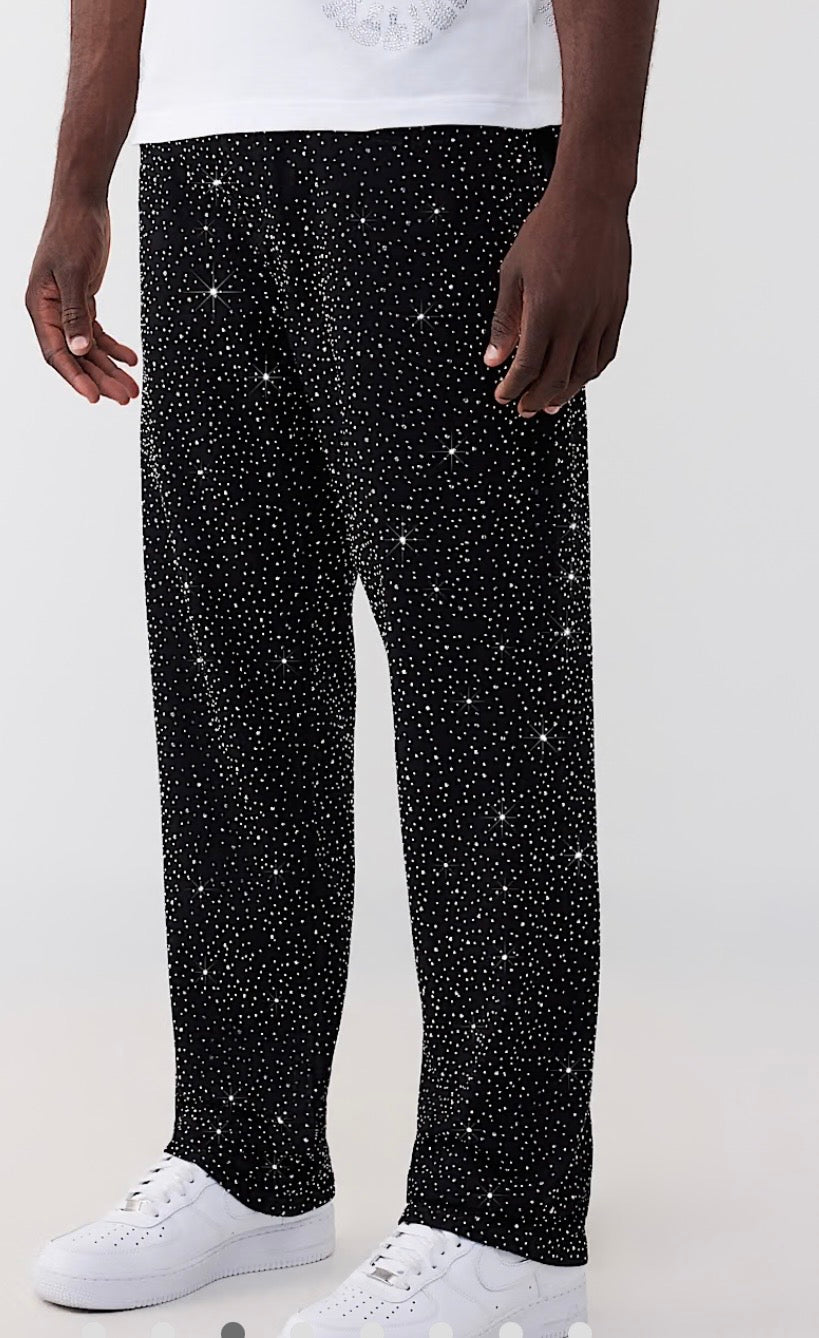 Bobby Crystal Baggy Jeans
