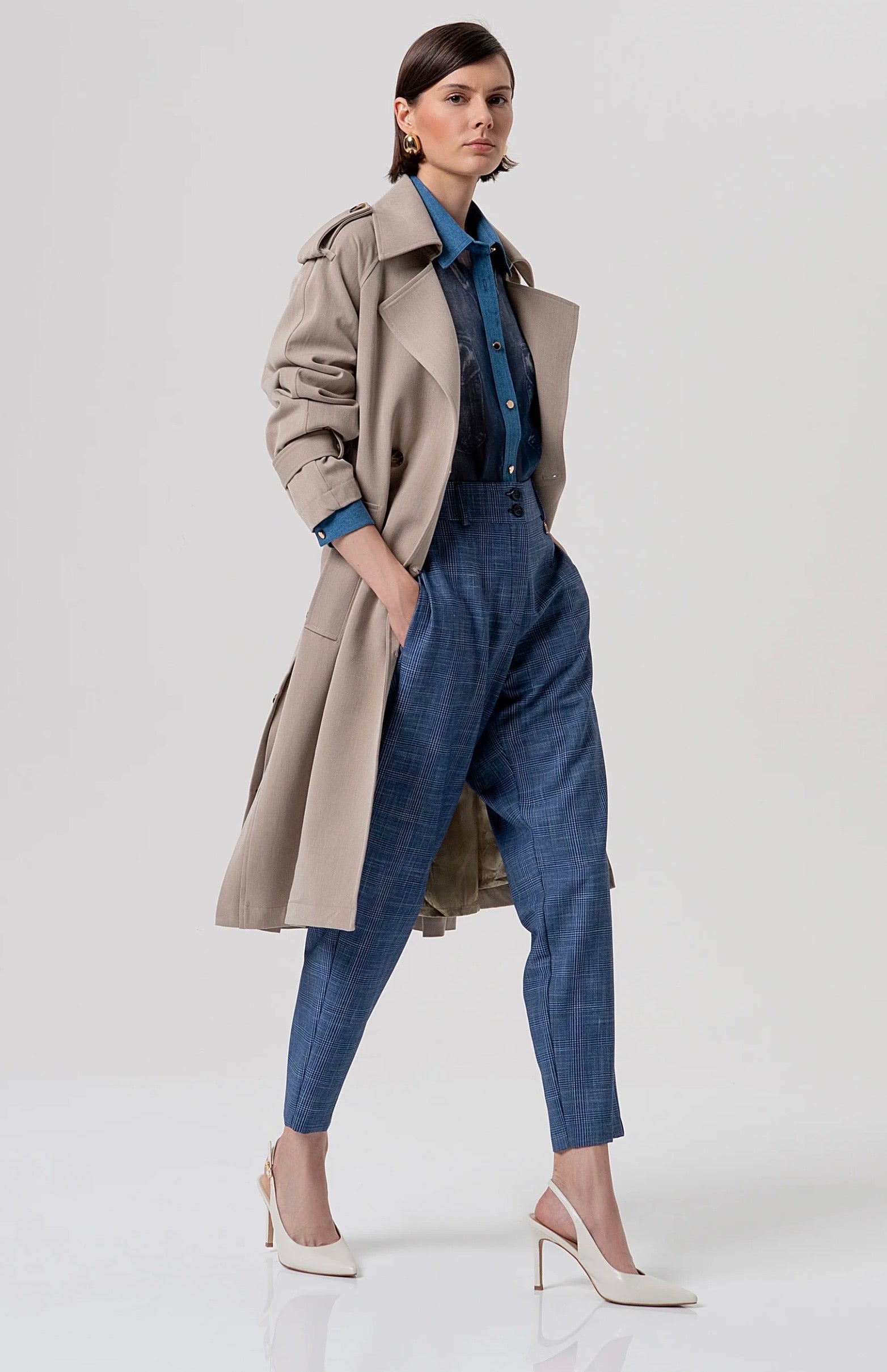 FRACOMINA TRENCH JACKET