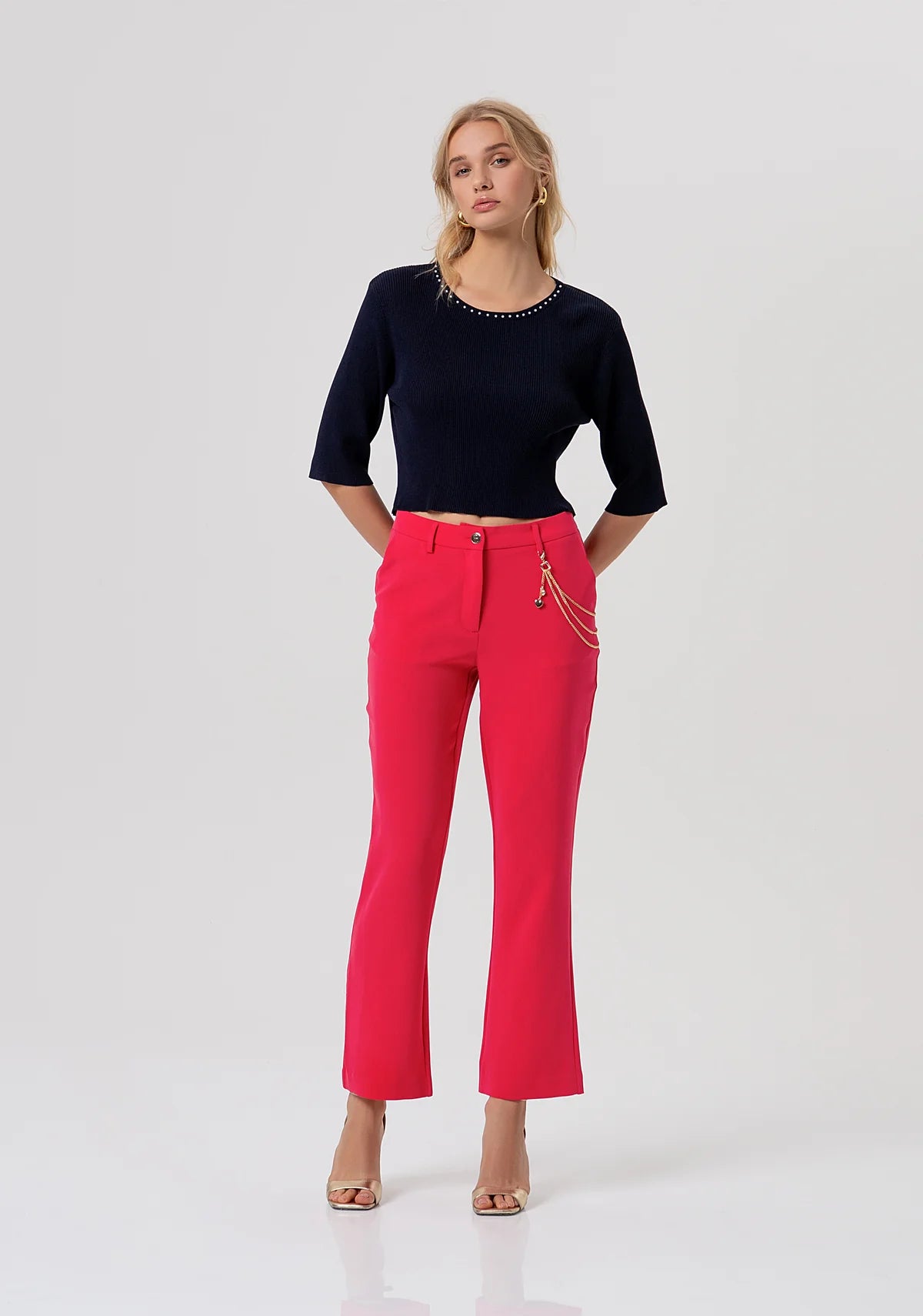 FRACOMINA BOOTCUT PANT CHINO